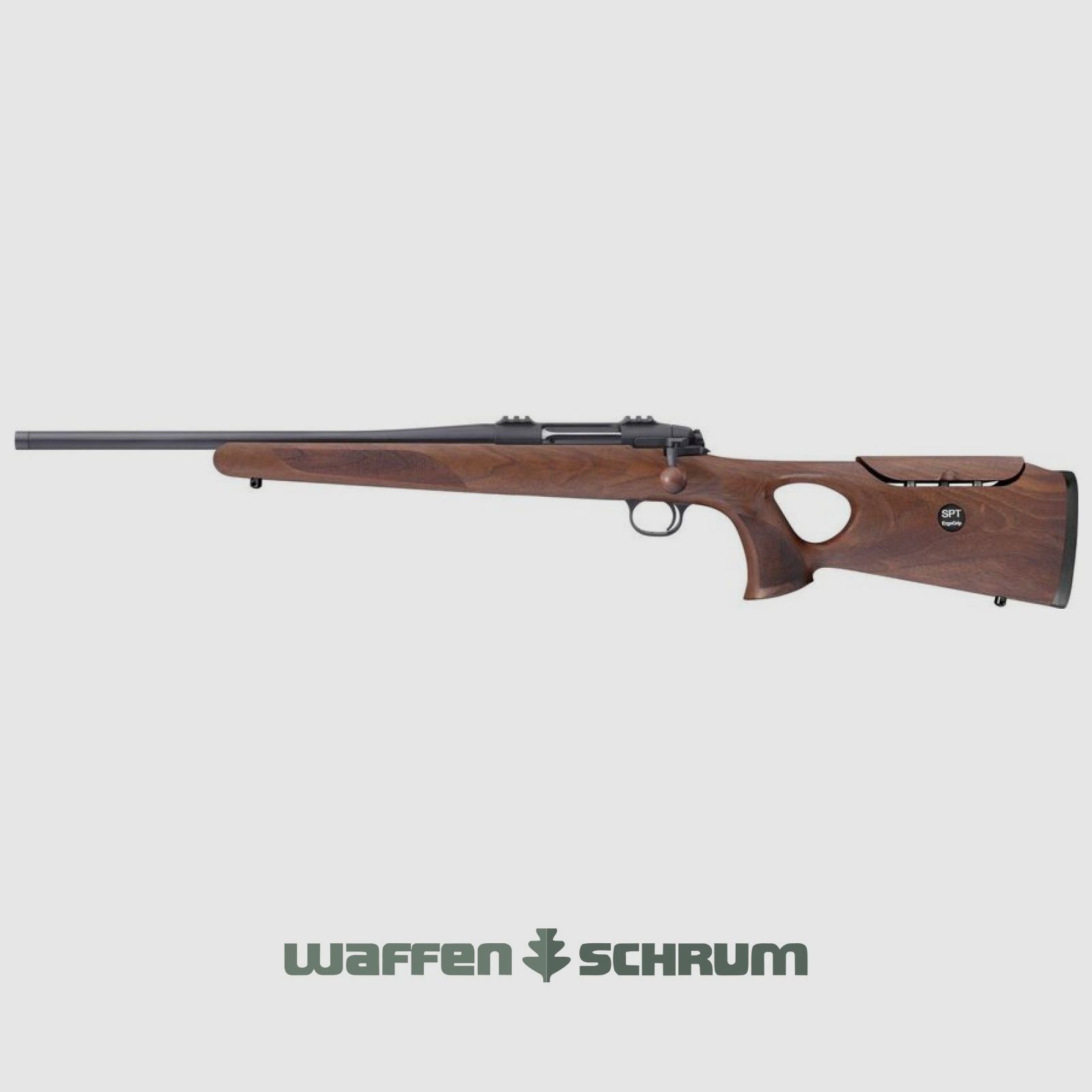 Steel Action Steel Action HSL .308Win Links LL51cm / M15x1 / ohne Visierung Lochschaft / Schaftverstellung