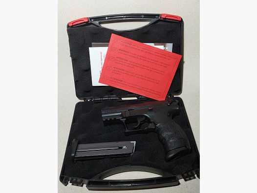 Walther P22Q Schreckschuss Pistole 9mm P.A.K. schwarz mit 2 Magazinen (PTB 778)