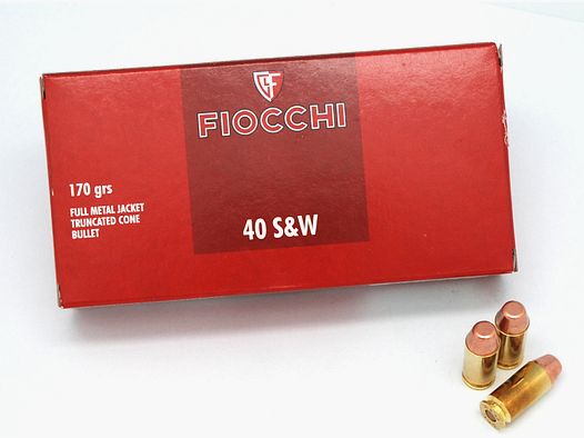 40 S&W FIOCCHI FMJTC 170 grs