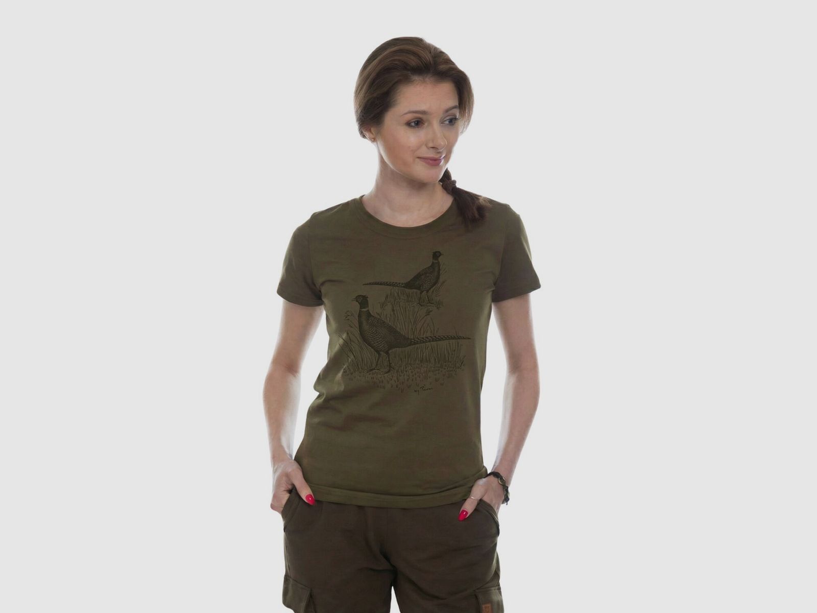 Women's T-shirt Taurus Pheasants, image 8 of 16