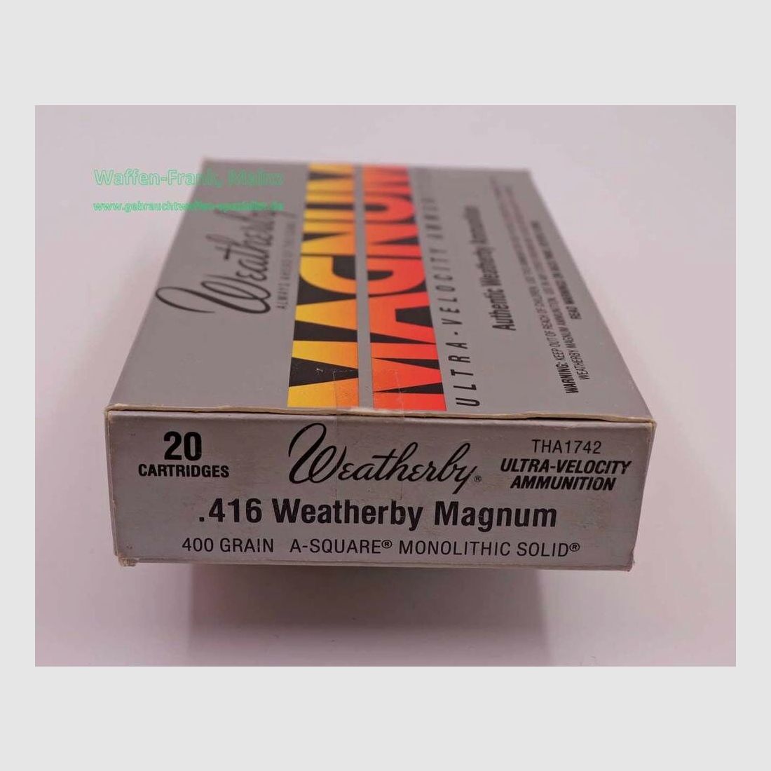 Weatherby - USA Büchsenpatronen .416WBY.Mag