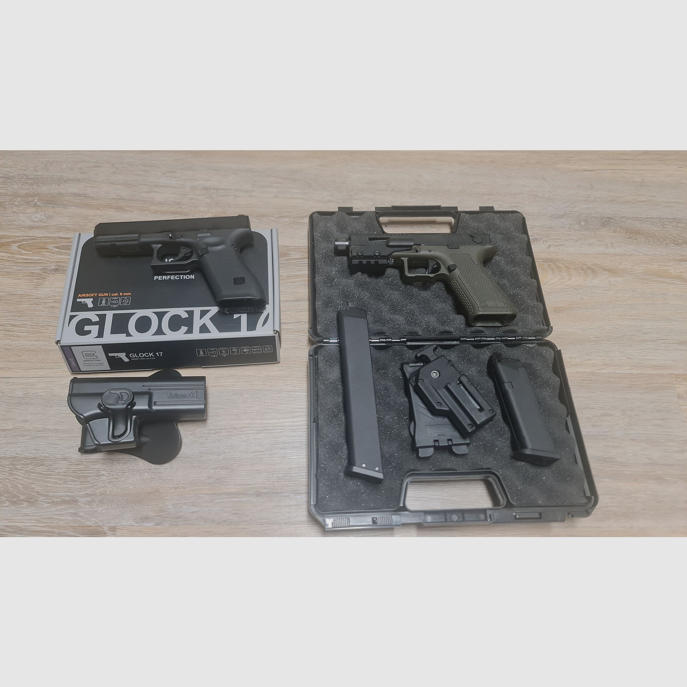 Airsoft Pistole Novritsch SSP18 GBB, VFC Glock 17 Gen5 GBB
