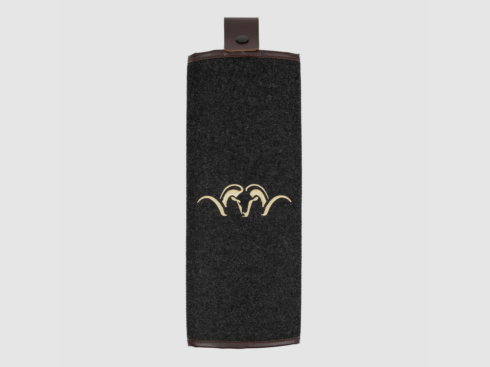 Blaser seat cushion loden/leather 40x35cm