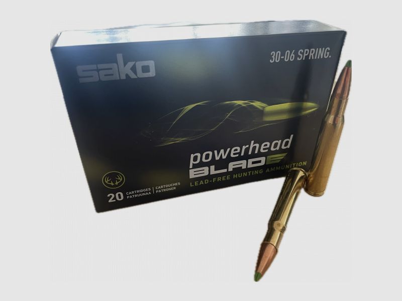 SAKO POWERHEAD BLADE - .30-06SPR. - 11,0G / 170GRS - 20 SCHUSS - BLEIFREI