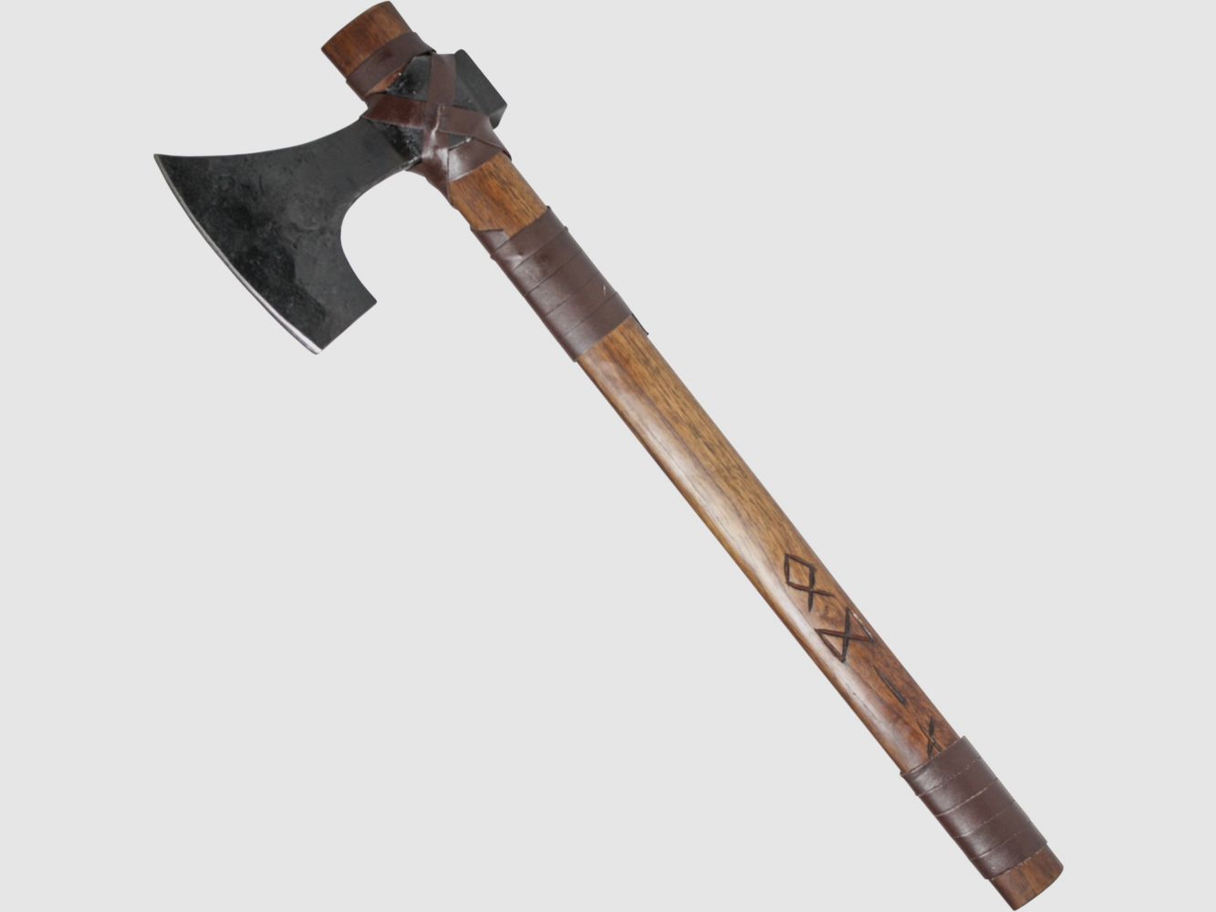 Viking decoration axe with runes