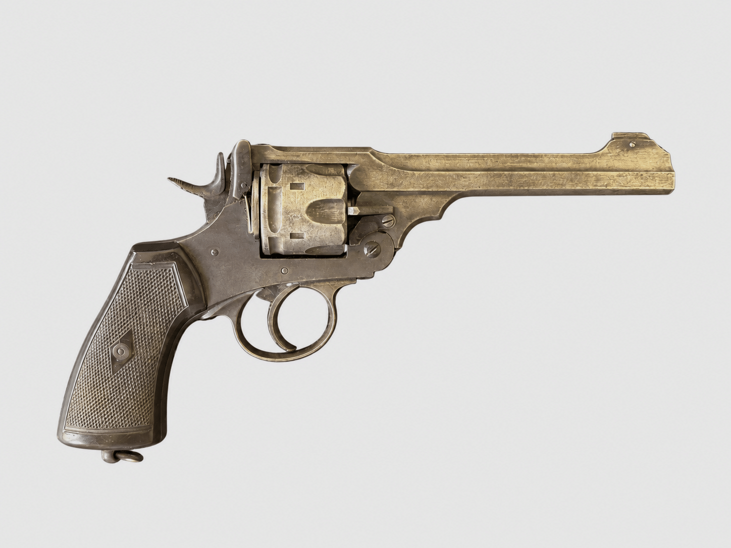 Webley & Scott Mark VI 1917 – .455 Webley incl. leren holster, gebruikt, afbeelding 2 van 3