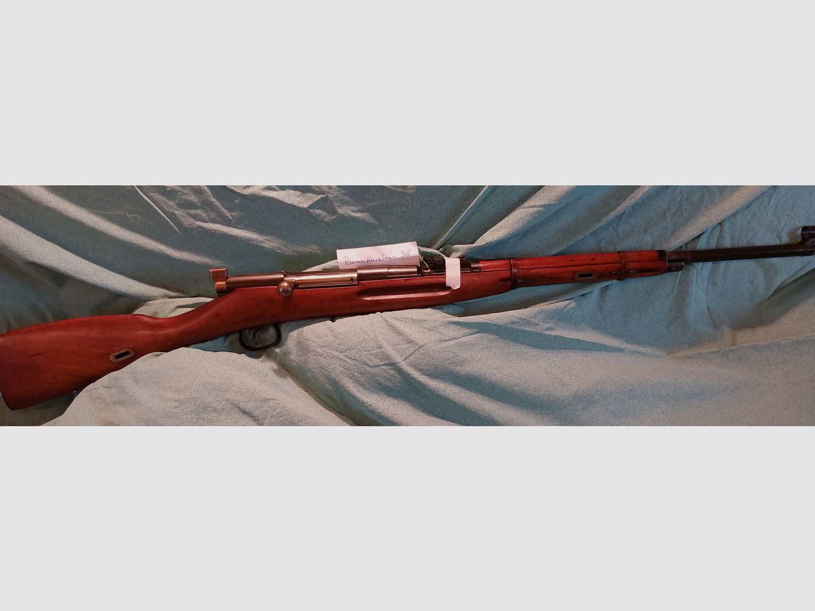Polnischer Salutkarabiner Mosin Nagant 22 Dekowaffe nicht schießfähig.