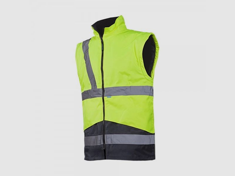 SIOEN 4in1 warning rain parka SKOLLFIELD 209AN2X93 yellow/navy, size: L