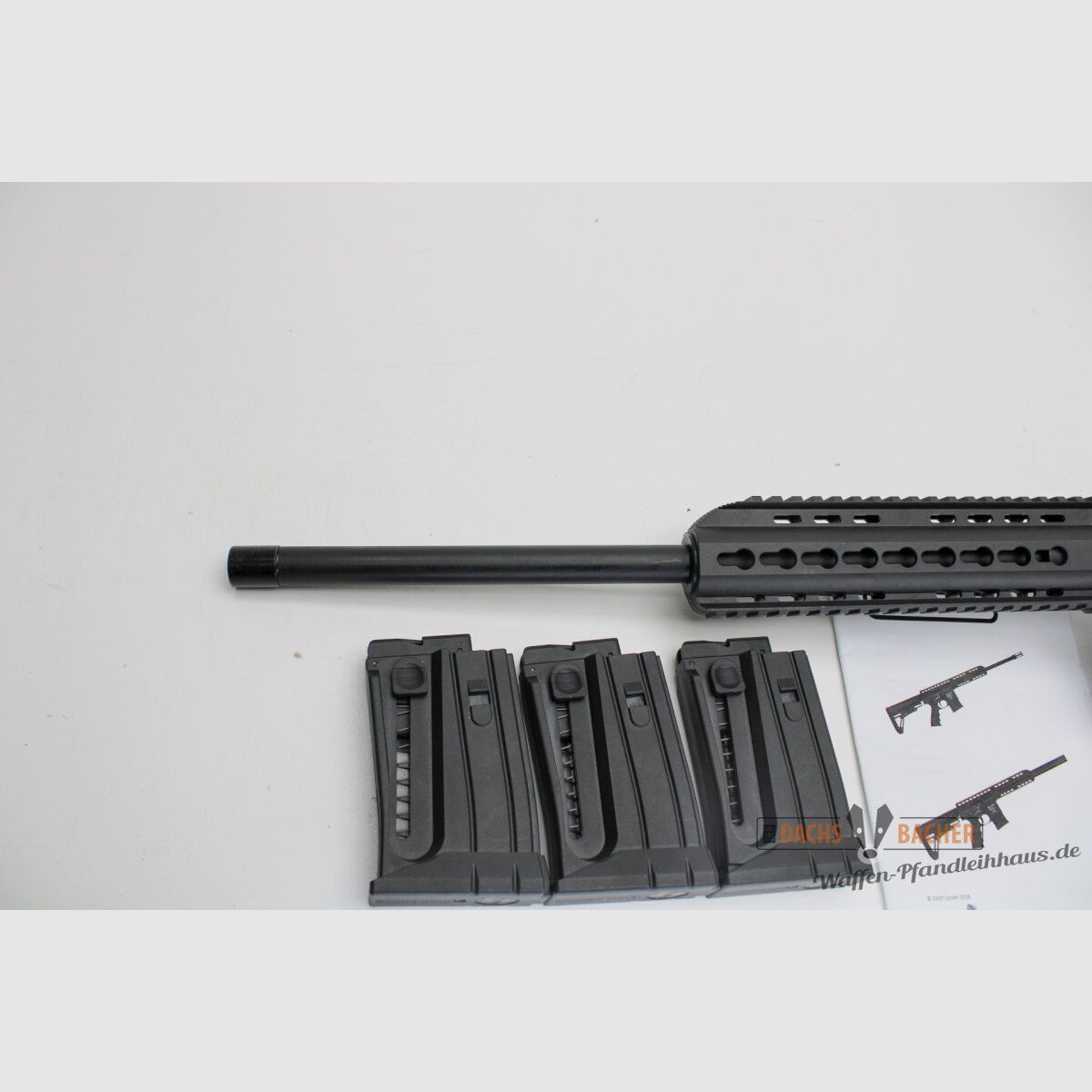 Rep. rifle Schmeisser BA15-22 cal. .22lr with 3 magazines