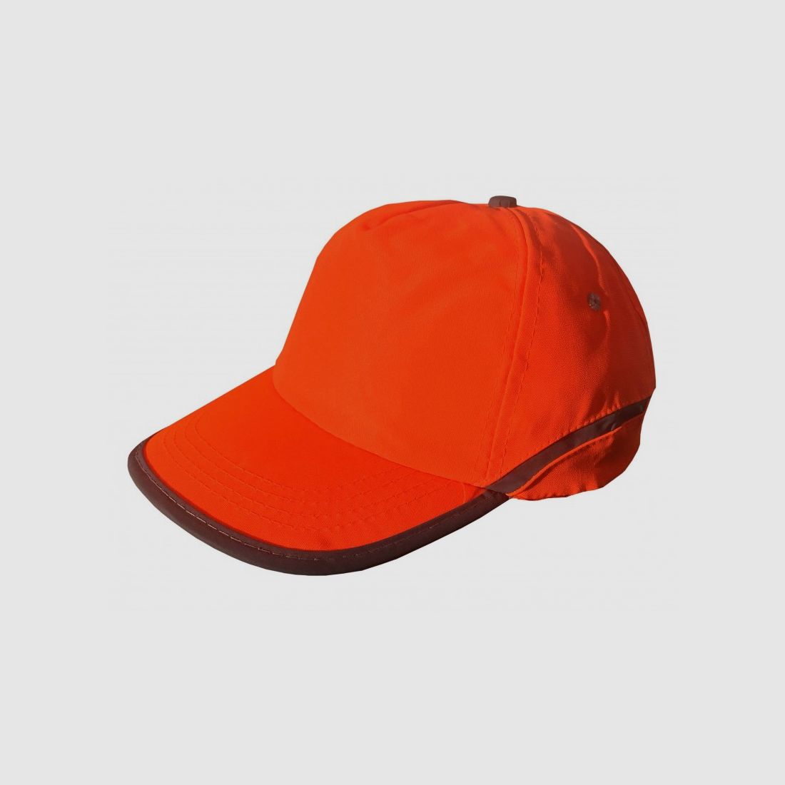 Orange high visibility hat, image 2 of 3