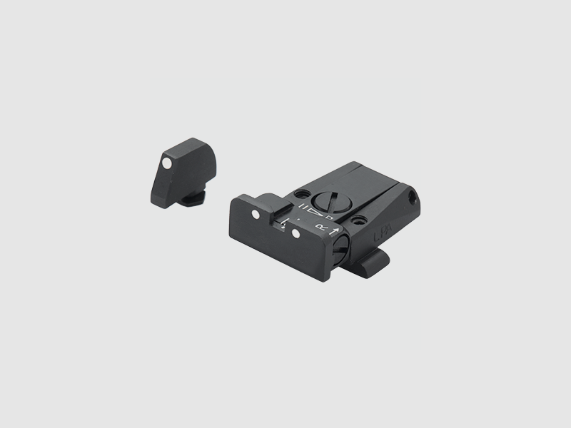 LPA Set di Mirini Regolabili per Glock 17-48 (inclusi modelli X) 3 Punti