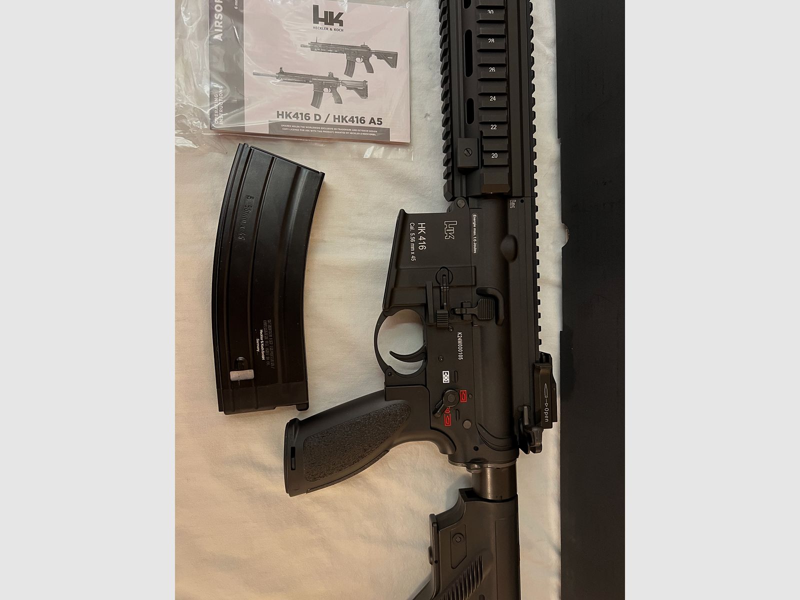 Umarex VFC Heckler & Koch HK416 A5 Airsoft Vollmetall Gas-Blow-Back 6mm BB nero - Generazione 3 nuovo NP 650€