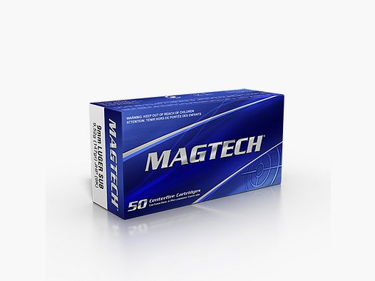 Magtech 9mm/Para JHP Subsonic 147 grs.