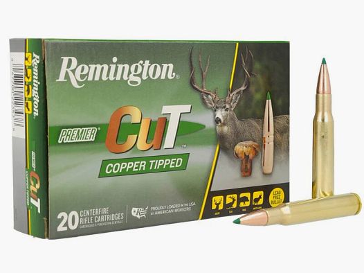 Remington Premier CuT Copper .30-06 Sprg. 150GR Tipped 20 Patronen