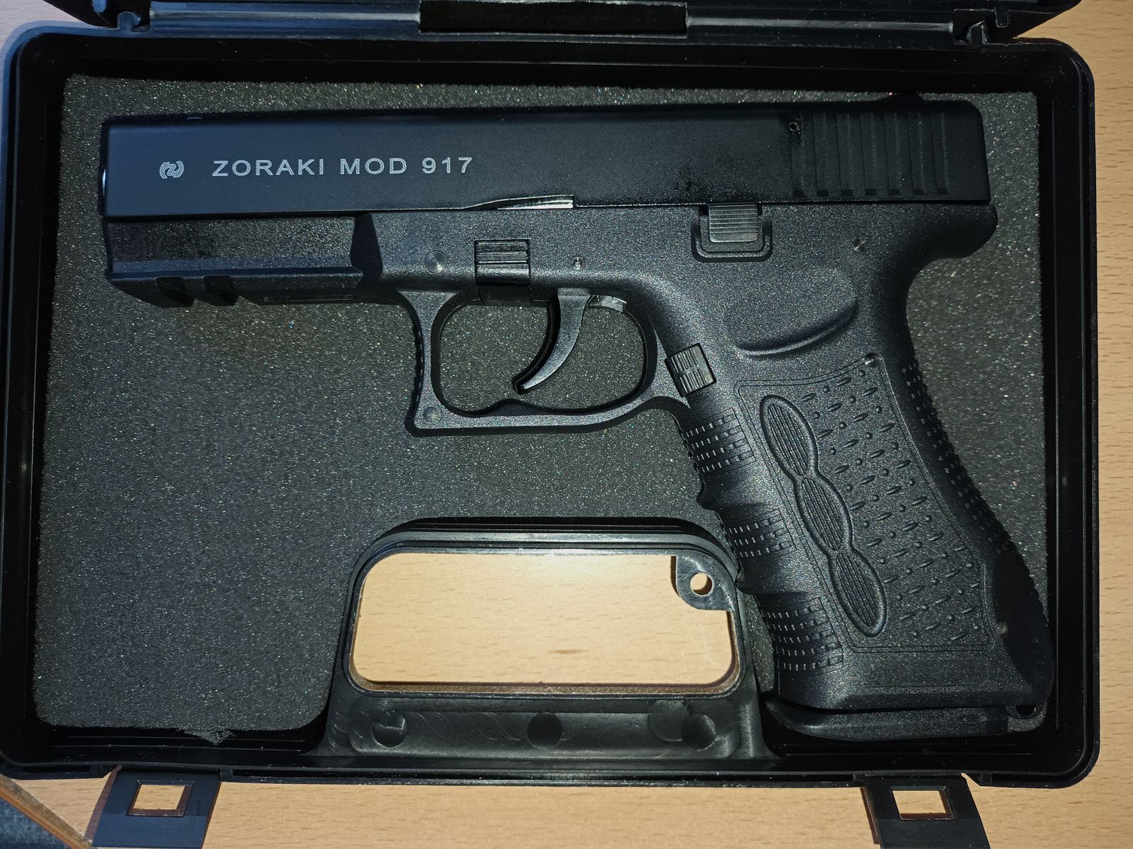 Zoraki Modell 917 brüniert - chrom, Kaliber 9 mm P.A. (P18)