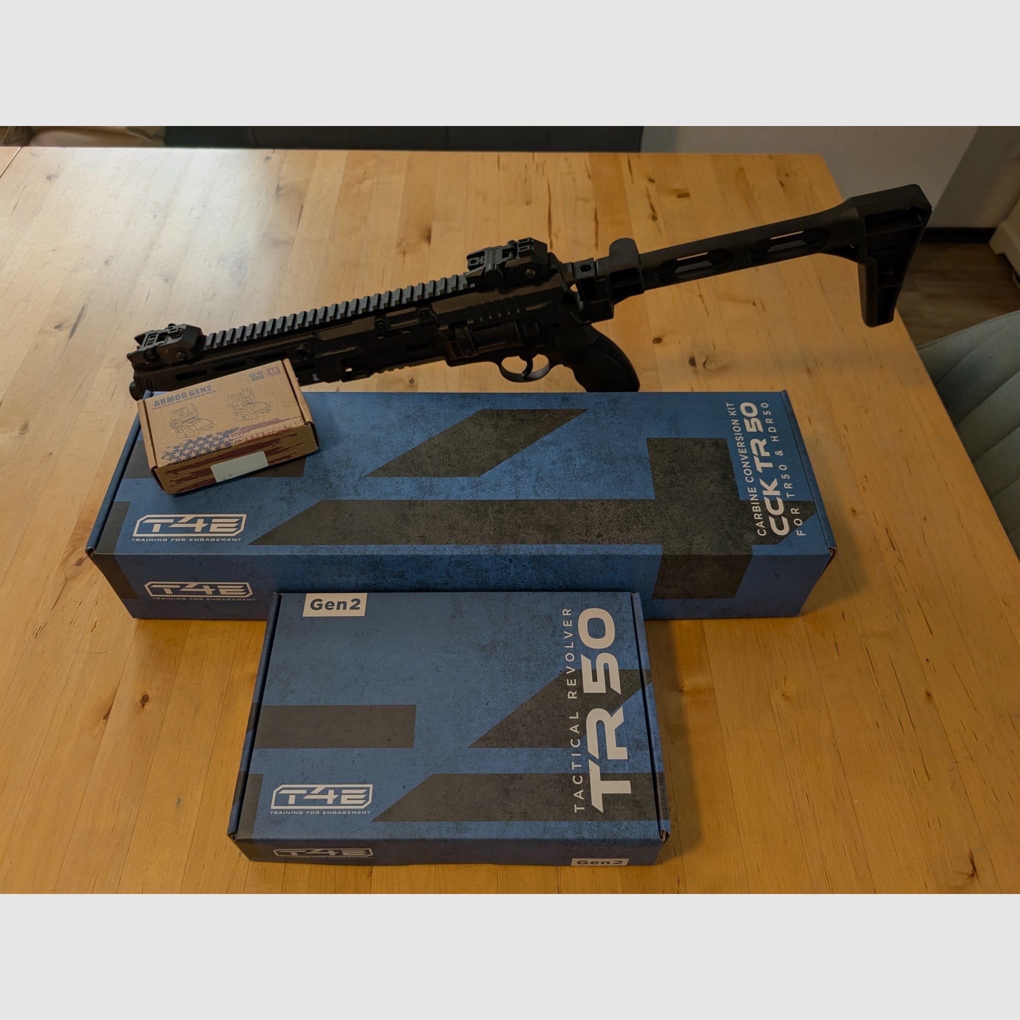 HDR 50 (TR 50) Gen2 revolver, cal. 50 incl. T4E Carbine Conversion Kit "als nieuw
