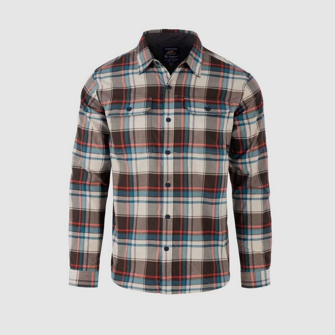 HELIKON-TEX GREYMAN SHIRT MOSS GREEN CHECKERED