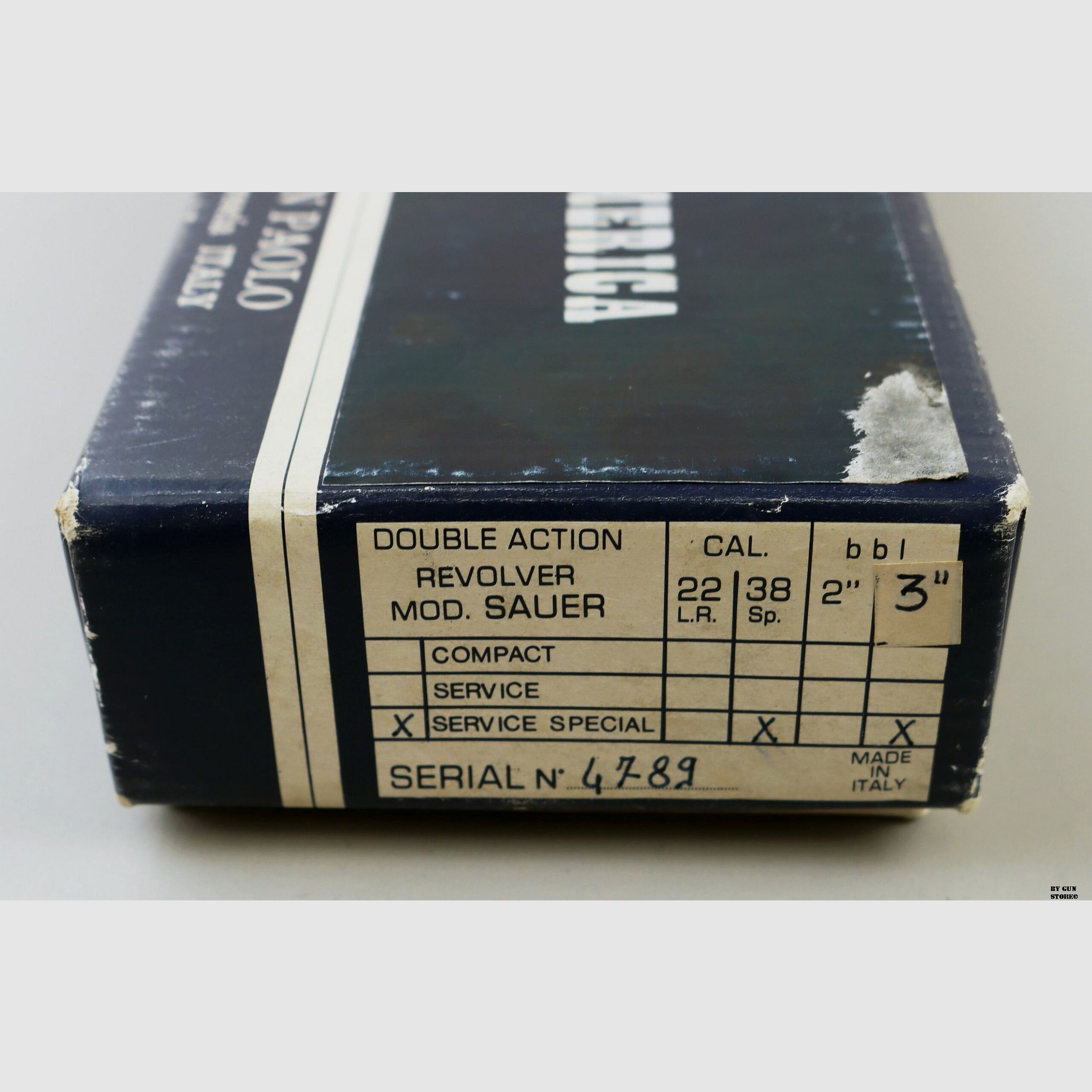Revólver Armi San Paolo mod. Sauer Service Spec. cal. 38 spec. nº de serie 4789, imagen 10 de 11