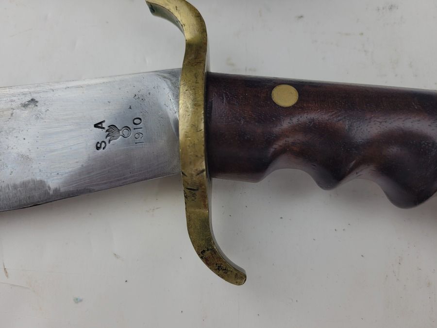 Impressionnant couteau type Bolo US – modèle 1904 – Hospital Corps knife – excellent état, image 11 sur 13