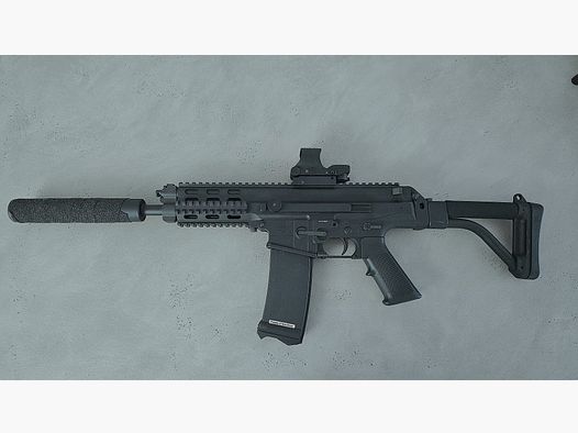 VFC Robinson Armament XCR Micro Metall S-AEG 6mm BB – Negro