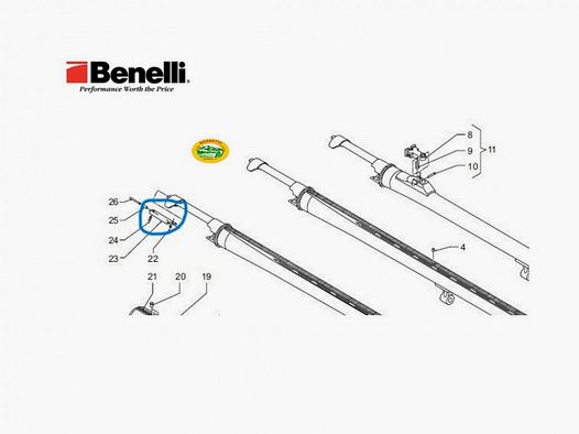 BENELLI Auswerfer Super Black Eagle - 130G
