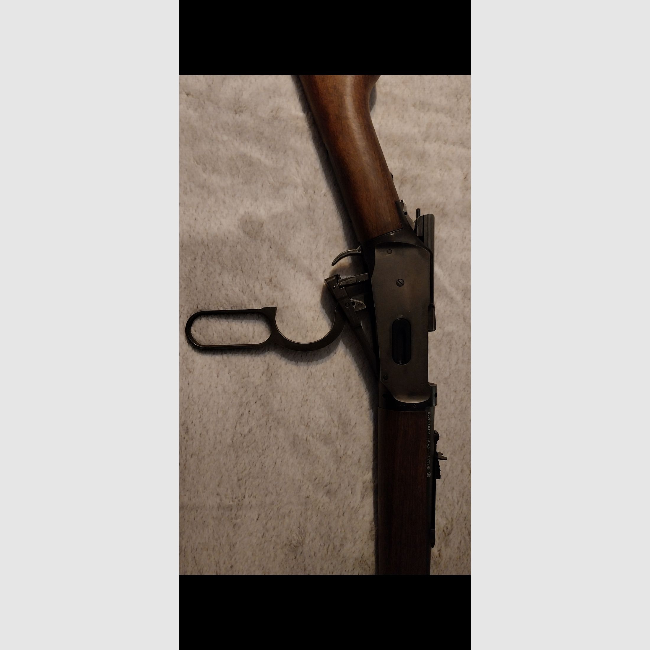 CO2 Cowboyrifle 4,5mm,7,5 joule inkl.  40 ( !!! ) Ladehülsen und Softbag