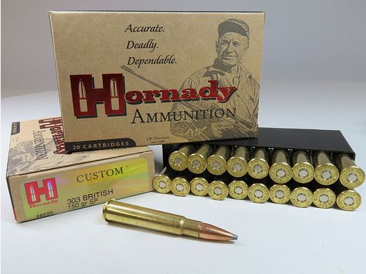 Hornady Custom .303Brit.  / 150gr SP