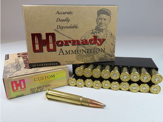 Hornady Custom .303Brit. / 150gr SP