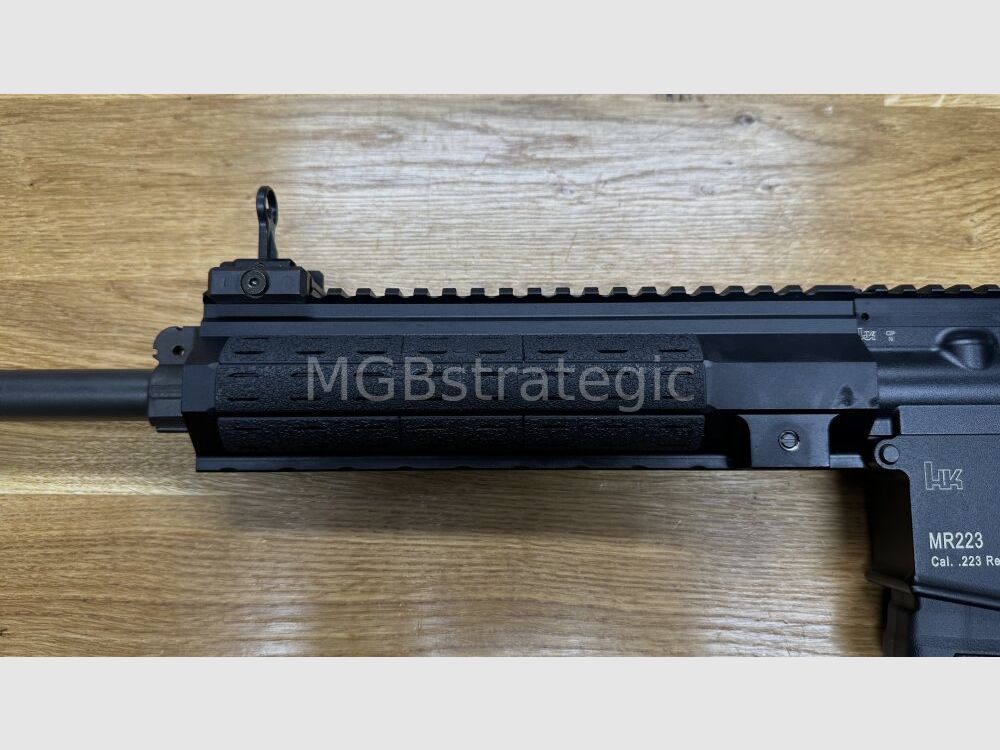 sportief goedgekeurd! H&K MR223 A3 14,5" loop semi-automatisch geweer .223Rem - Heckler & Koch - veel accessoires in BKA beoordeling goedgekeurd! civiele versie H&K 416 G95