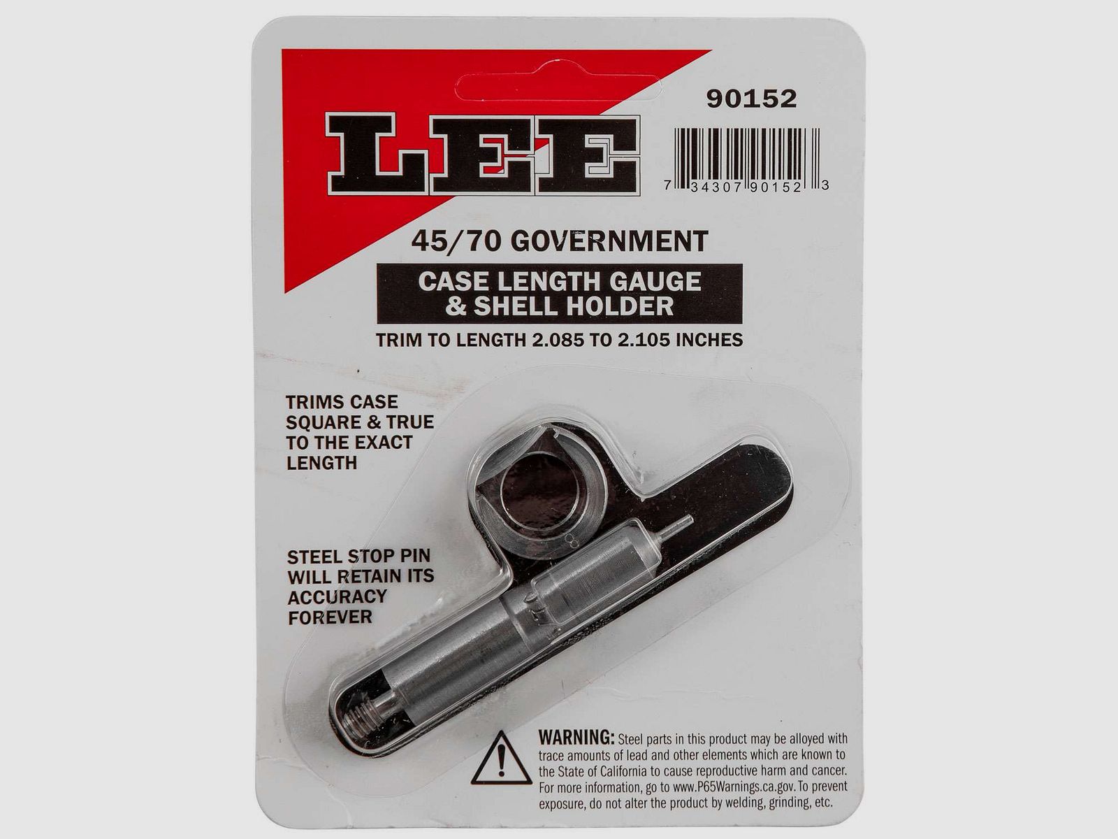 Lee Case Length Gauge et Shell Holder 45/70 (90152)