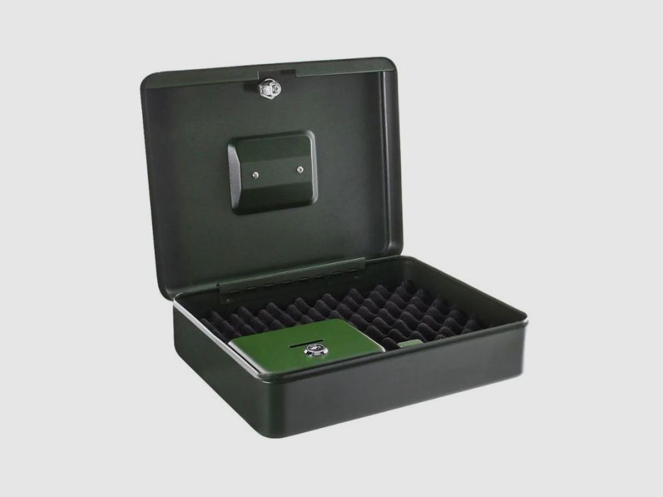 Rottner Pistolenkassette Gun Box Zylinderschloss grün, Bild 3 von 10
