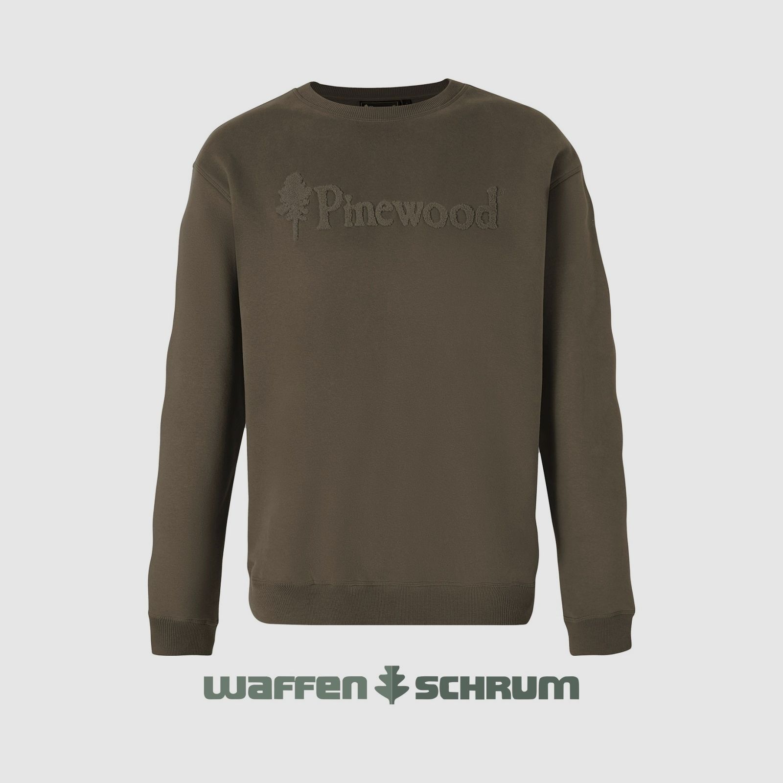 Maglione Pinewood Värnamo Logo Verde Scuro