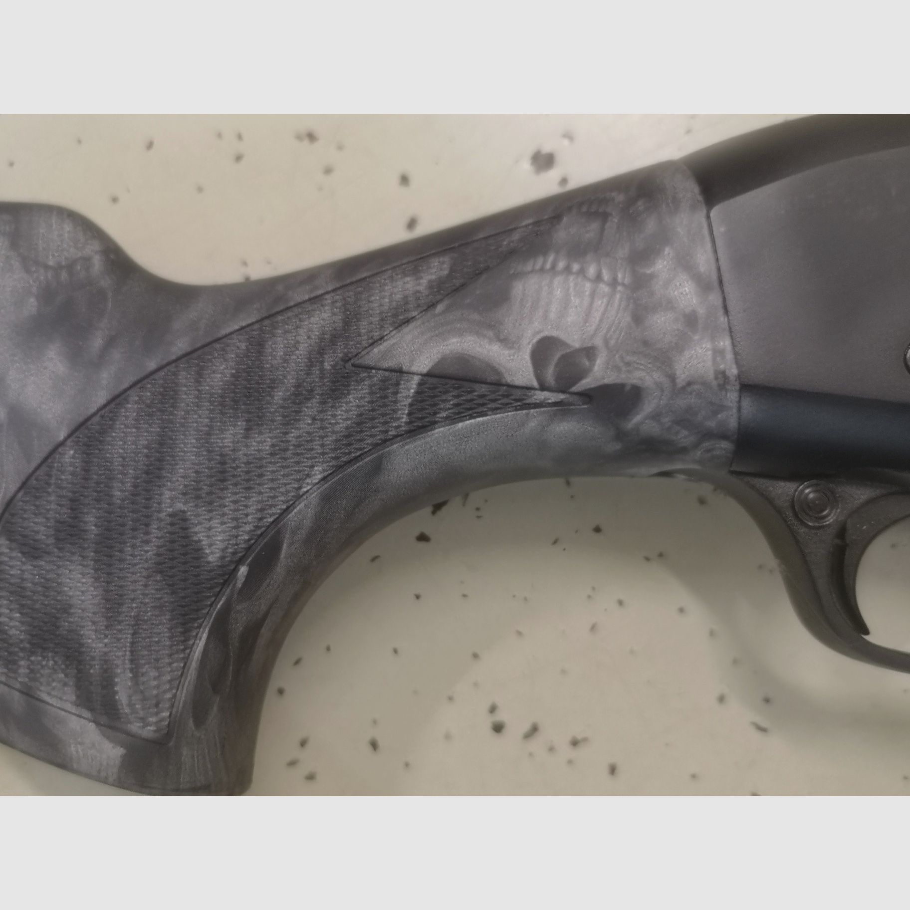 Pumpgun 12/76 Weatherby Crânes