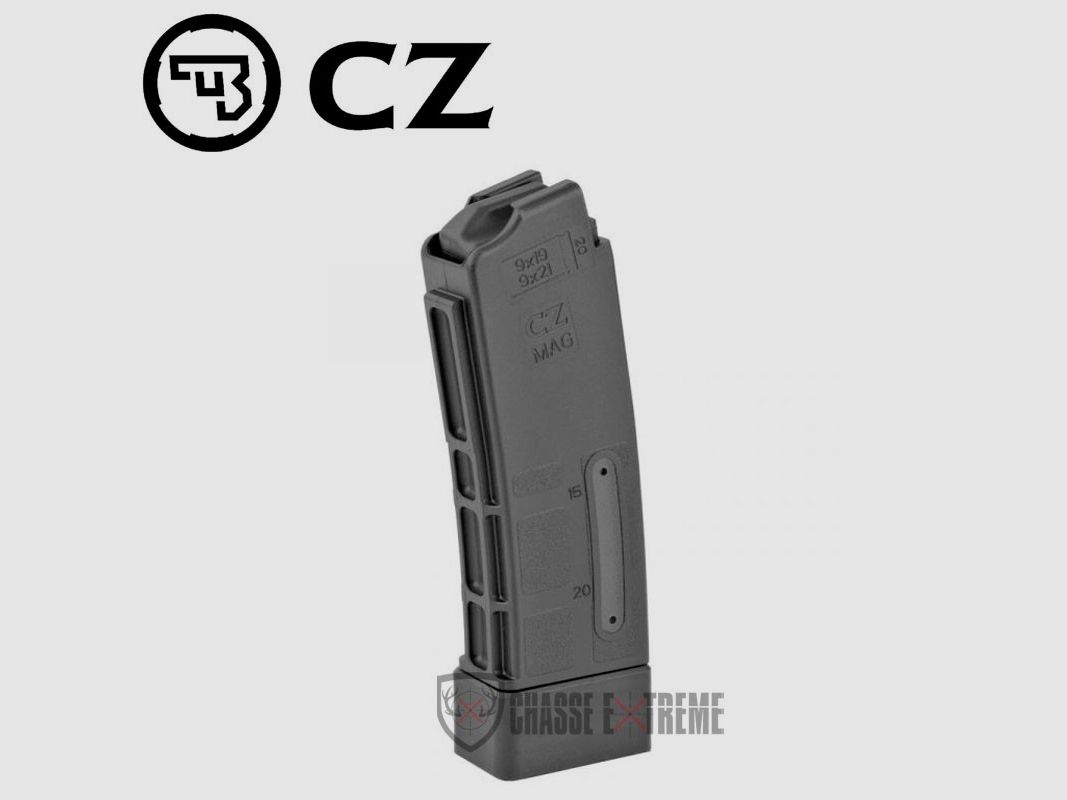 Magazin CZ Scorpion Evo3 Kal. 9x19 20 Schuss