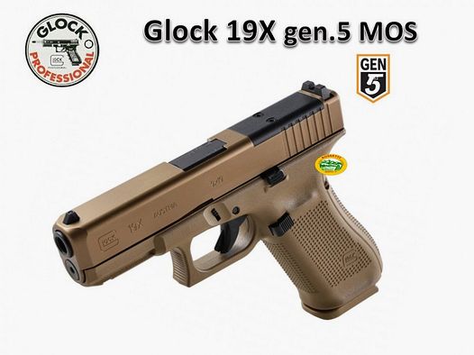 GLOCK 19X MOS cal.9x19 Coyote
