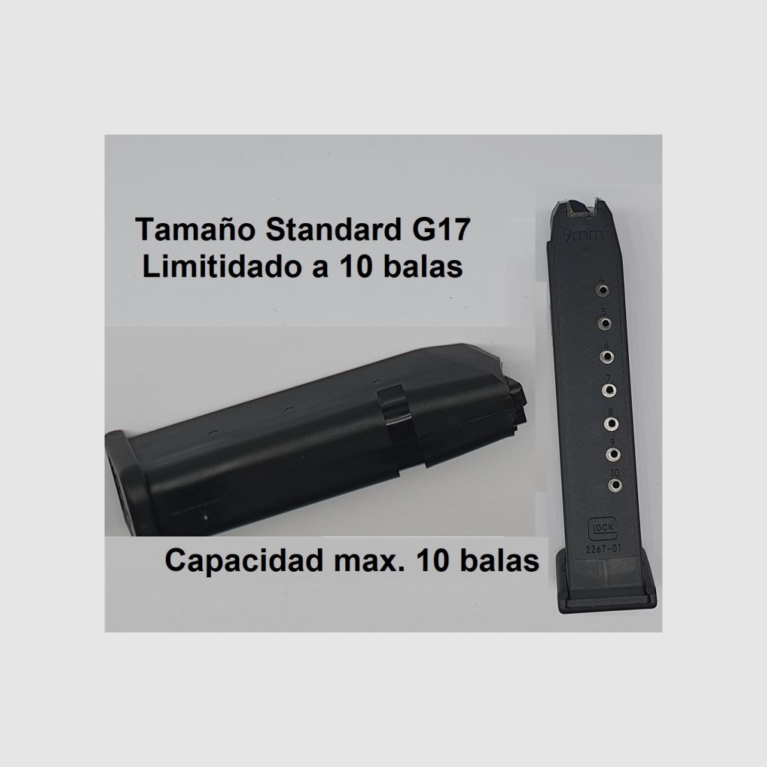 GLOCK 17 MAGAZIN LIMITIERT 10T.Kal. 9x19 SCHWARZ, Bild 3 von 3