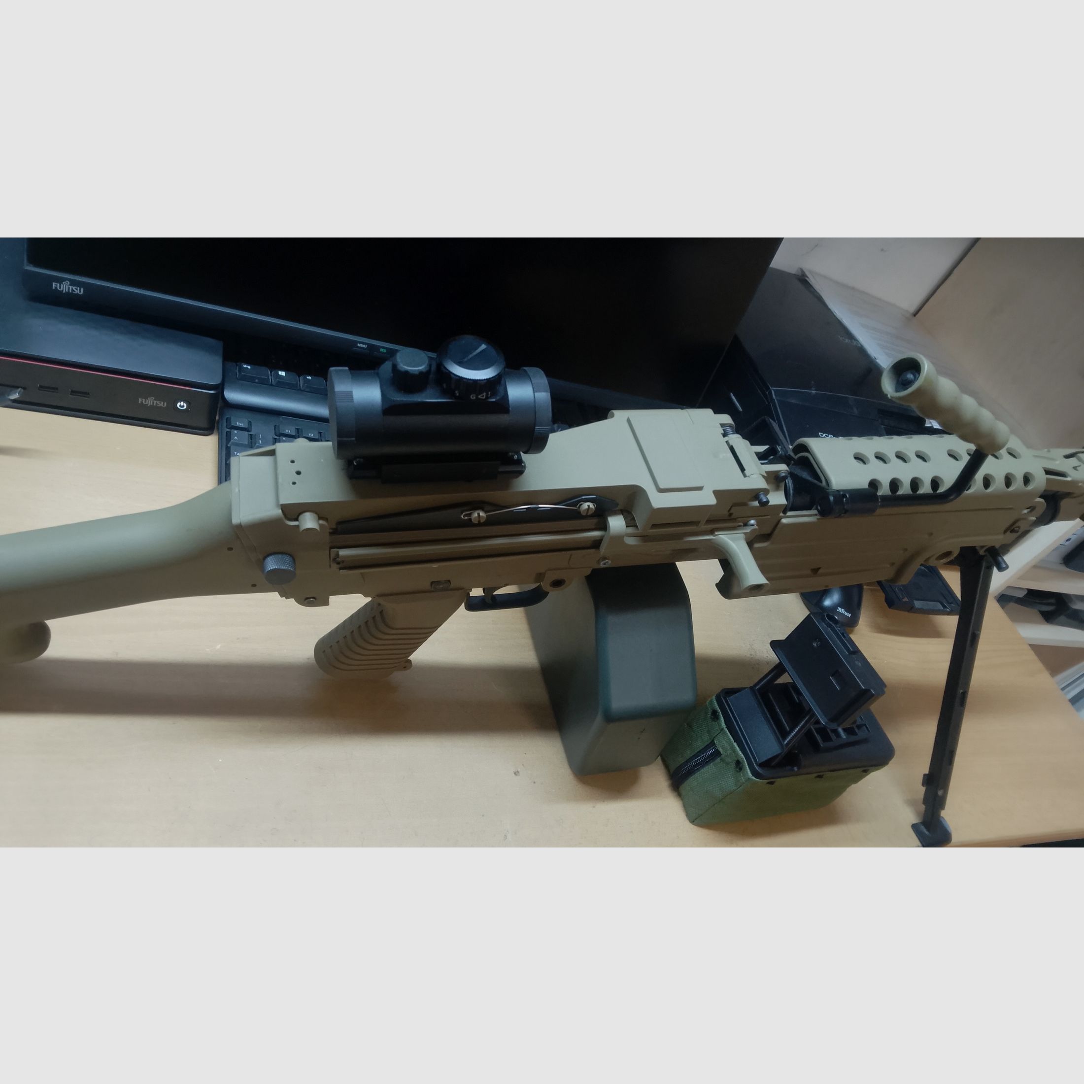 Softair M 249 tir rapide