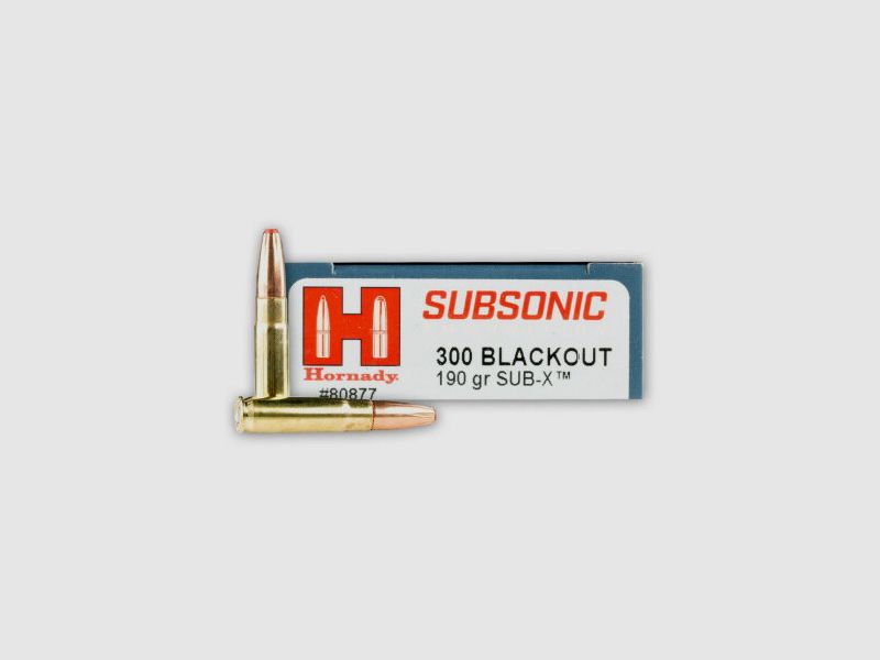 300 AAC Blackout Subsonic SUB-X 12,31 g / 190 grs