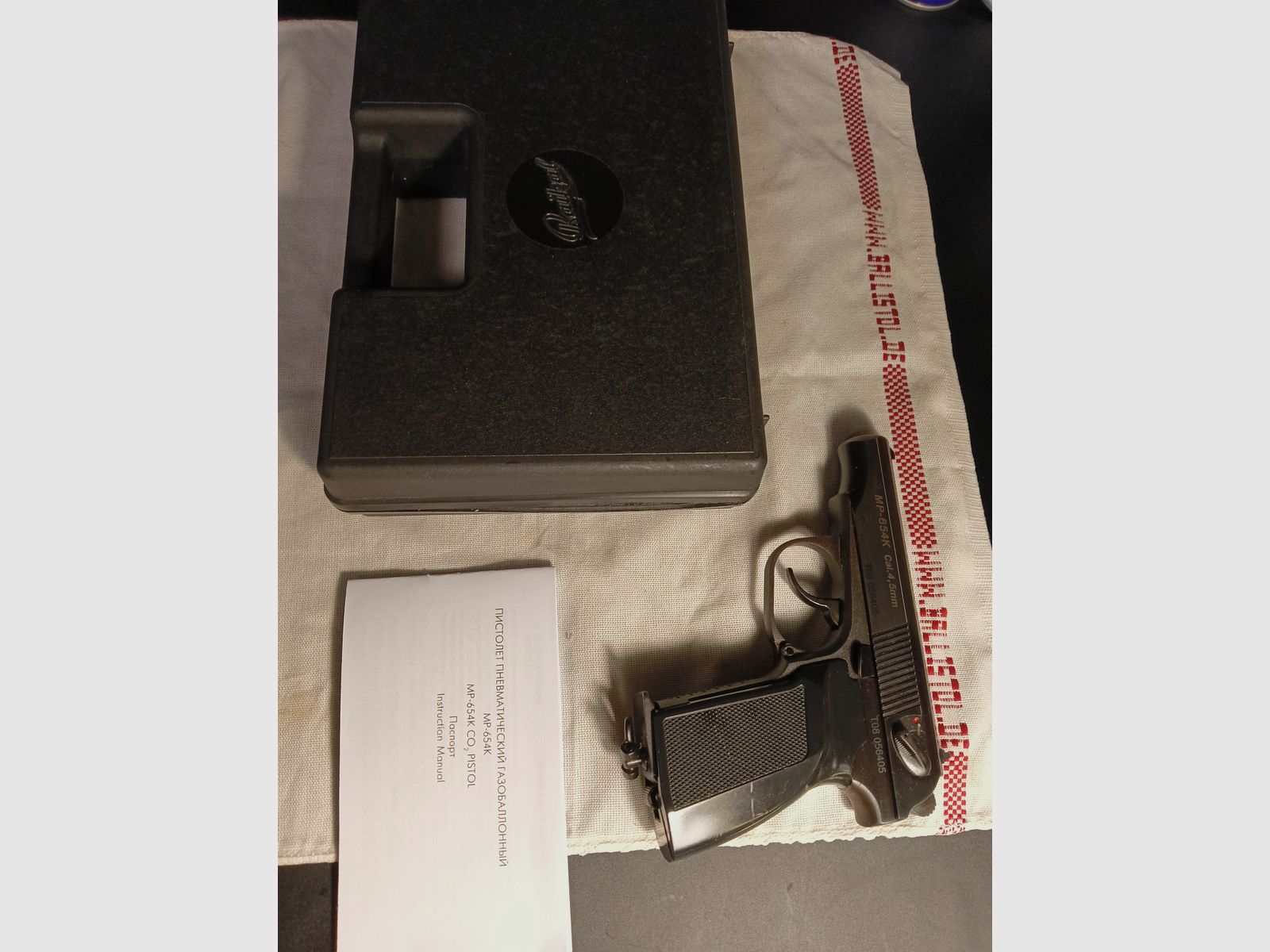 Baikal MP 654 K Makarov T08, CO2 4,5 mm BB, in buone condizioni, perfetto funzionamento TOP, immagine 12 di 20