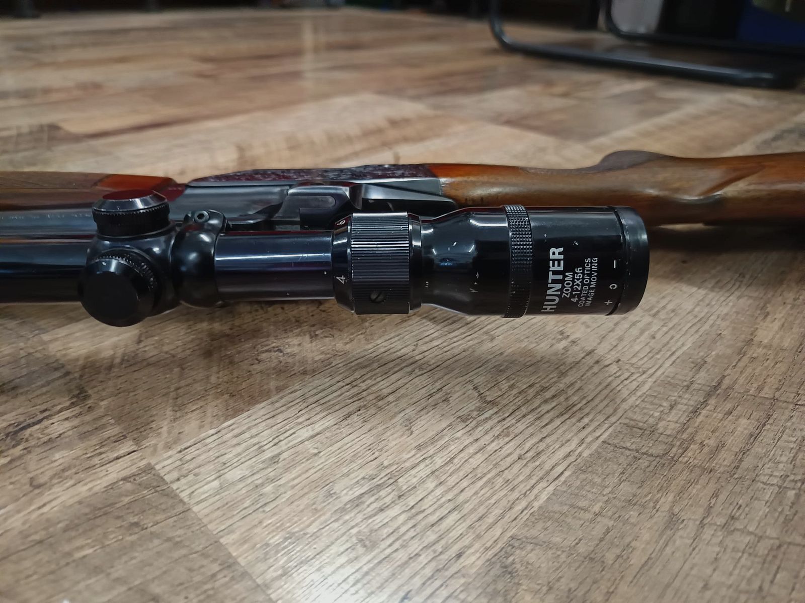 Brünner ZH306 Büchsflinte Bockbüchsflinte 5,6x50R Mag. Kaliber 12 inkl. Zielfernrohr Hunter Schwenkmontage