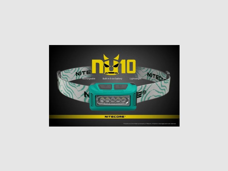 Nitecore NU10CRI Hoofdlamp 115 lumen Rood, afbeelding 2 van 23