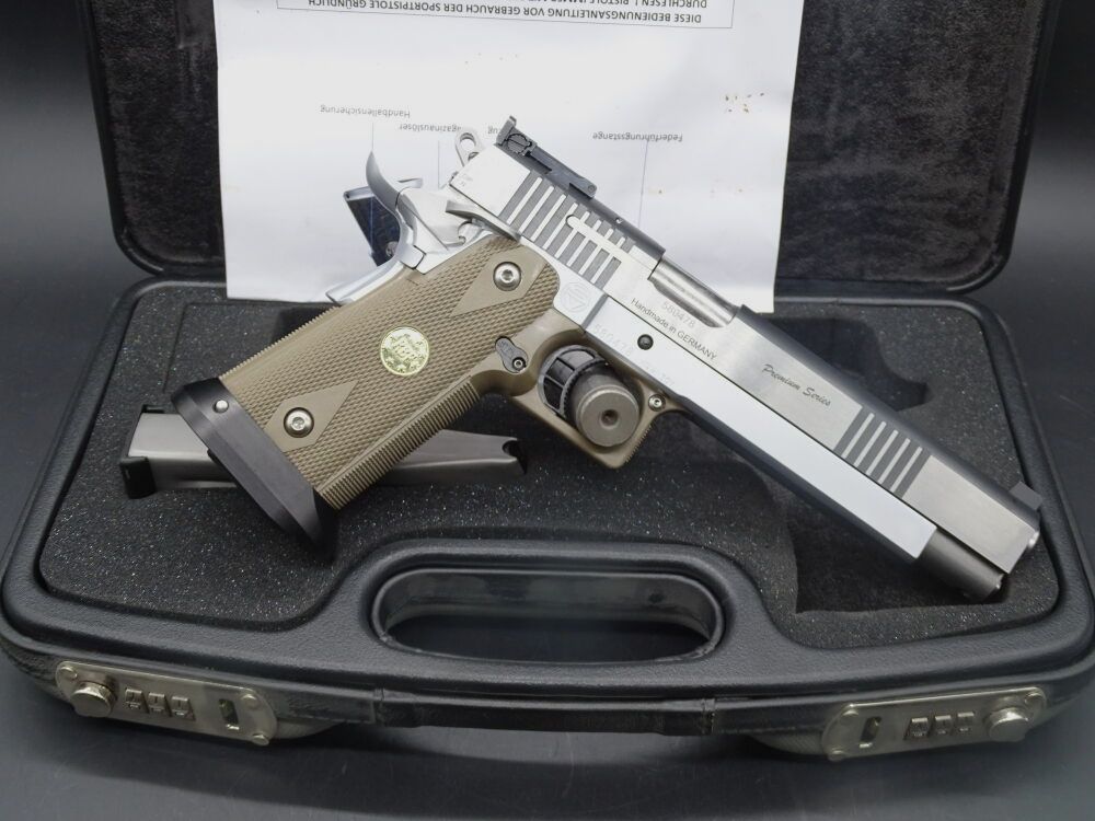 RBF 1911 Match King Premium Series Handmade in Germany 6" Kaliber 9mm Luger 1911 Match King LP 3200 Euro