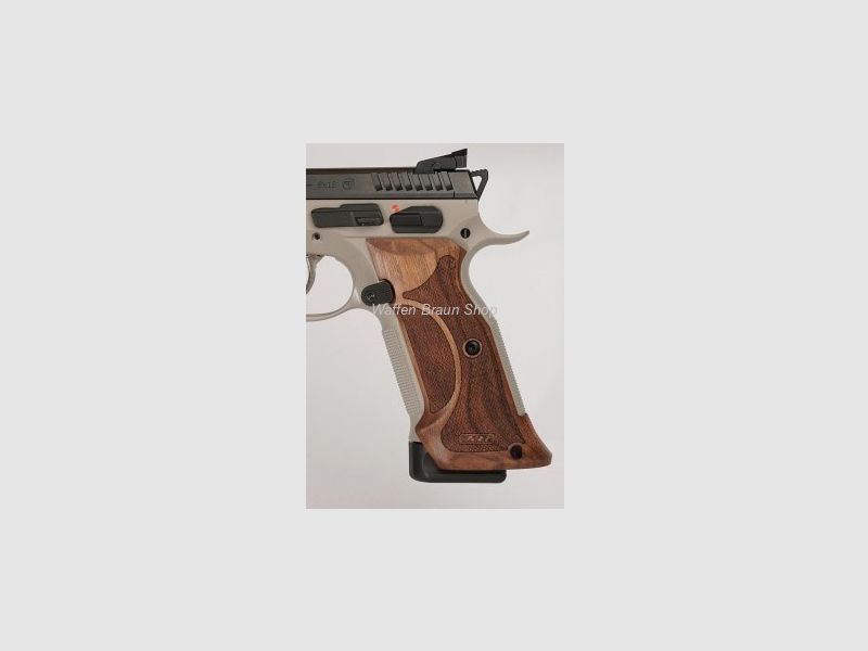 Brünner CZ Shadow 2 versione allungata con supporto per il mignolo con Rhomlas (PPC/1500/DSB)