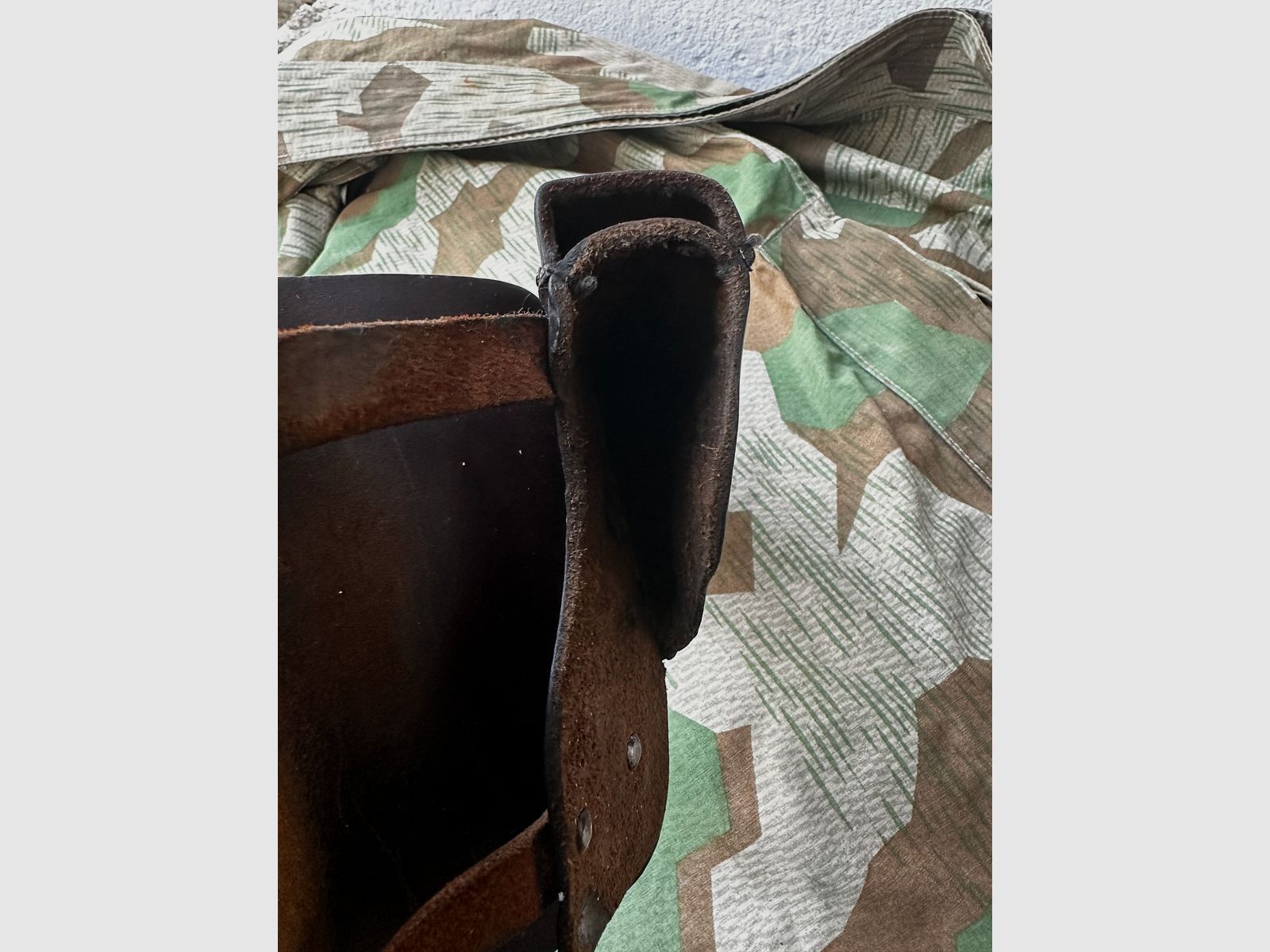 Fondina per pistola P38 Wehrmacht BGS Polizia anni '50, immagine 5 di 8