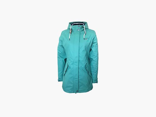 DRY FASHION - PU Damen Mantel Kiel Lindgrün