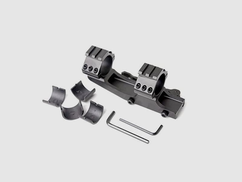 ZEITWISE Zielfernrohr-/Blockmontage 30/25,4 mm mit Schnellverschluss & Toprail (NEU)