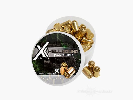 shoXx Hellhound Platzpatronen Kaliber 9mm R.K. 50 Schuss