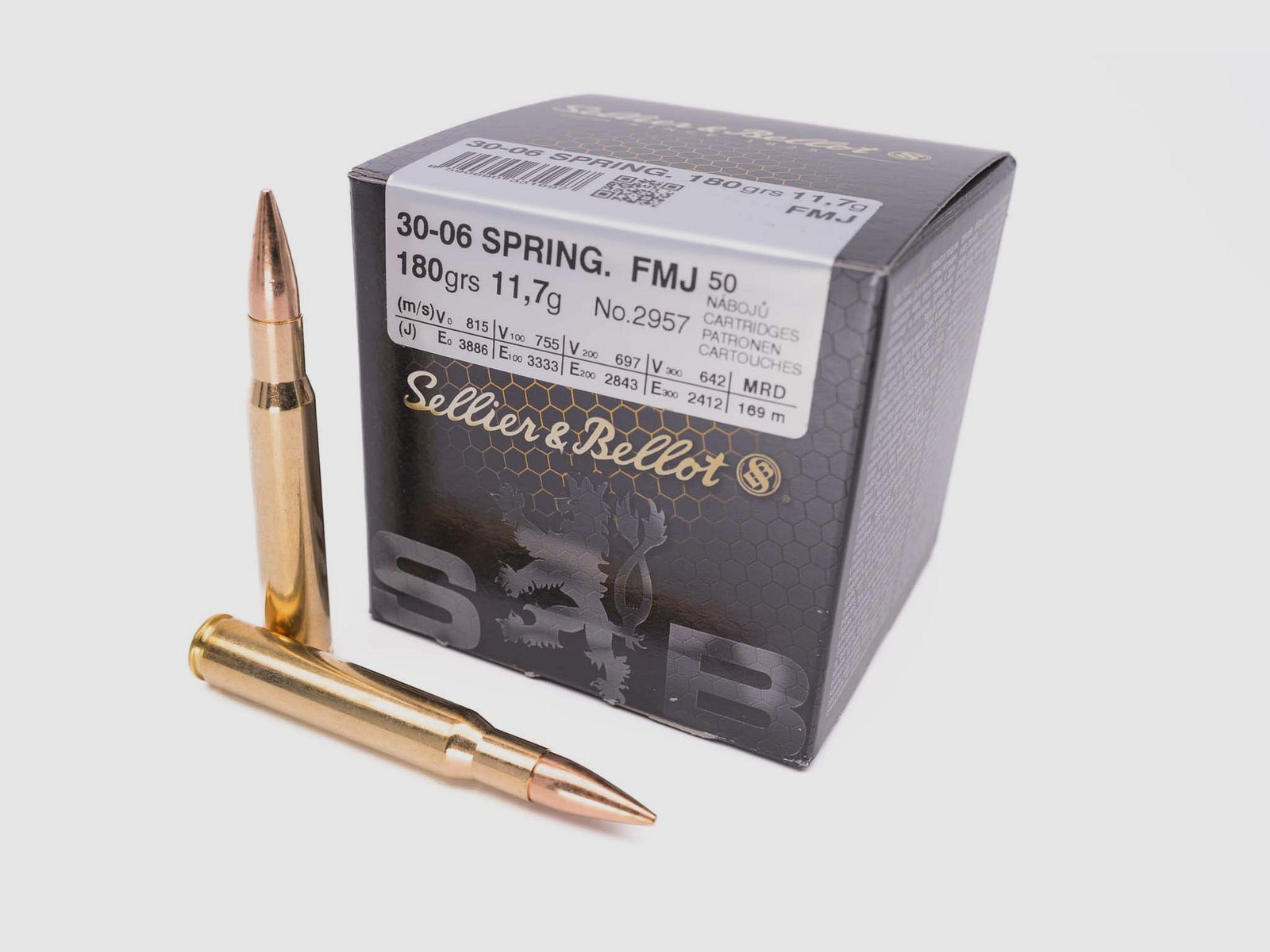 SELLIER & BELLOT .30-06 Spr. Full Metal Jacket 11.7g/180grs.