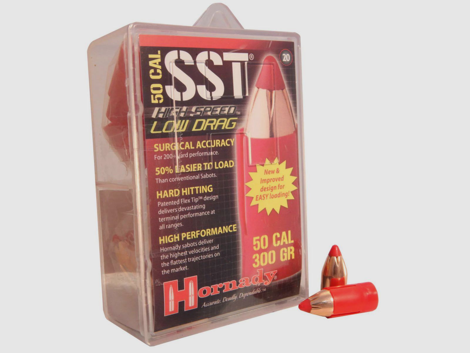 Hornady Low-Drag Sabot .50/12,7mm z .45/11,43mm SST-ML 300GR pocisk 20 sztuk