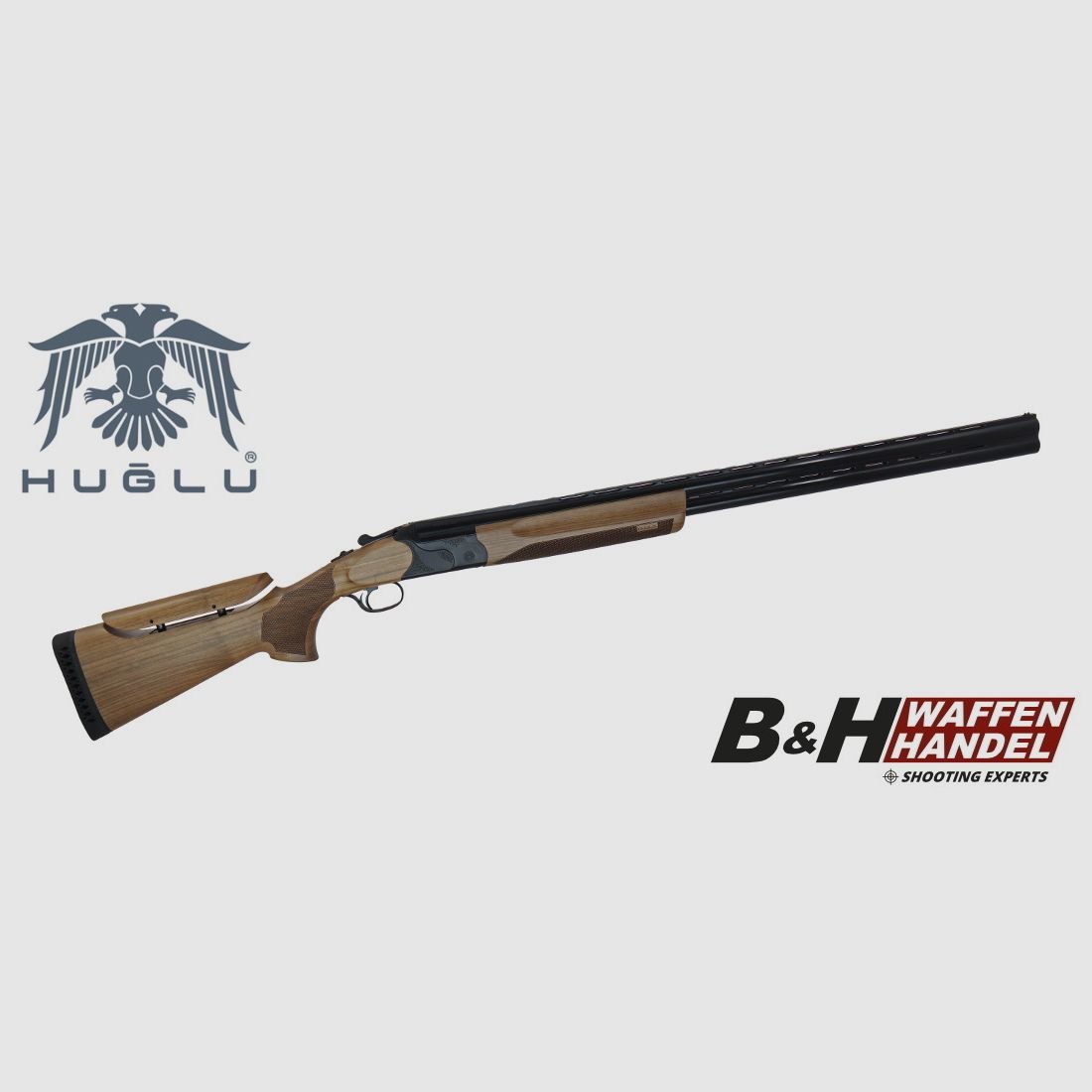  Fusil à deux canons superposés Huglu Bock Victor noir 71 cm